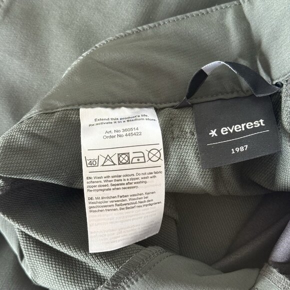 Everest 1987 Men’s Nylon Hiking Short Size EU 44 Gorp Outdoor Nature Adjustable - Picture 8 of 13
